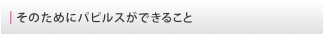 そのためにパピルスができること